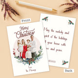 Merry Christmas - Personalized Family Greeting Card