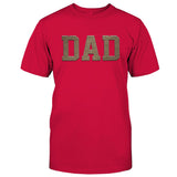 Custom Name - Personalized Father Embroidered T-shirt