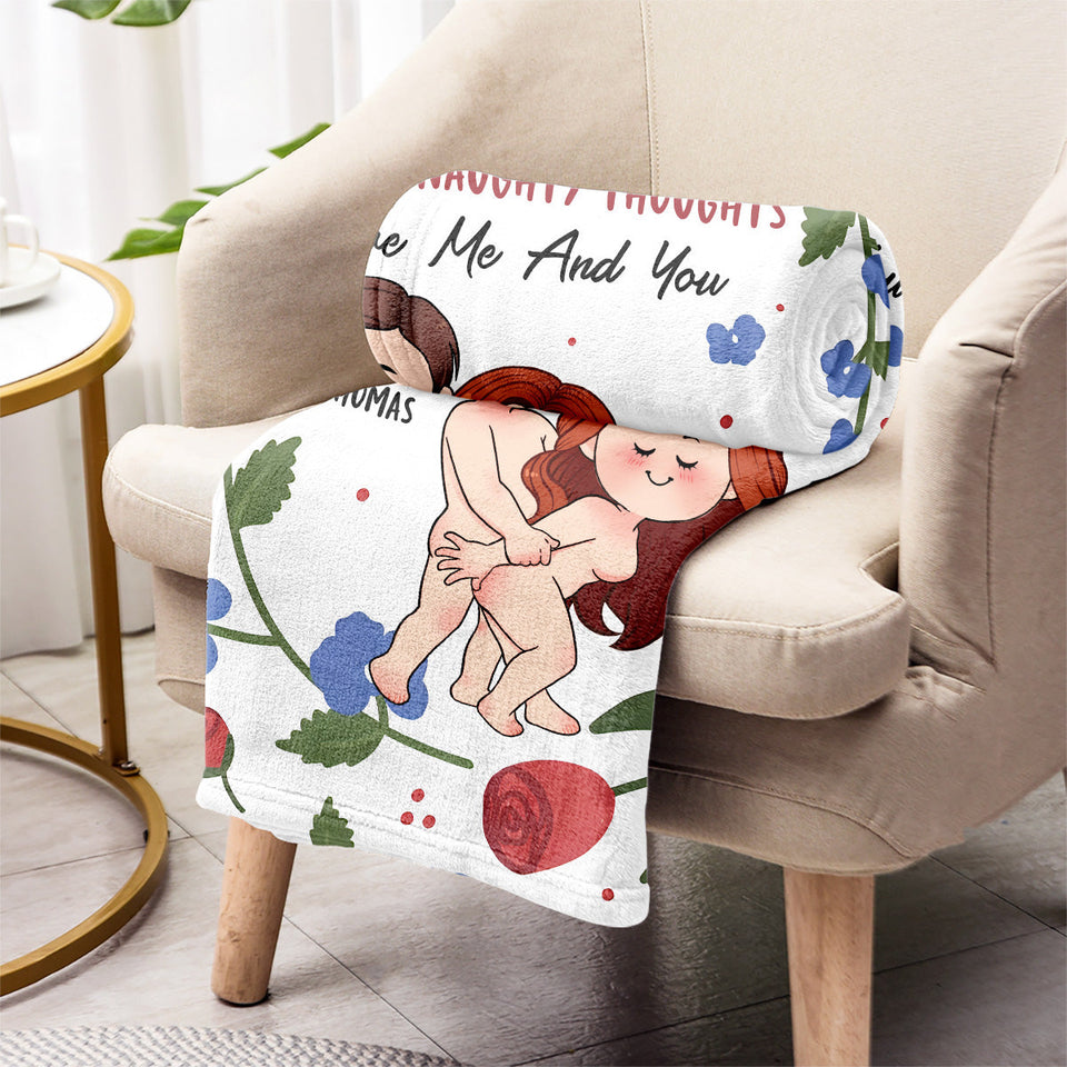 Roses Are Red Violets Are Blue - Personalized Couple Blanket