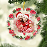 Personalized Watercolor Portraits - Personalized Couple Ornament