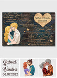 I Choose You - Personalized Couple Canvas And Poster