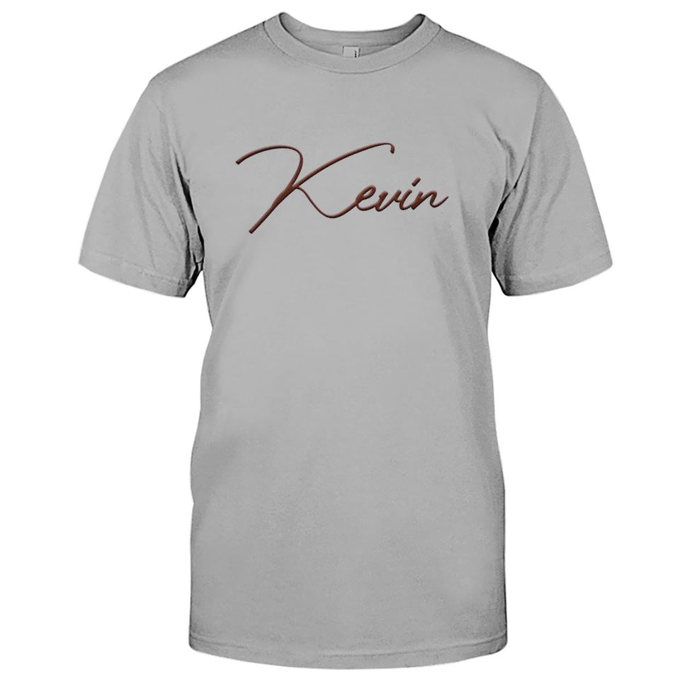 Custom Name - Personalized Sibling Embroidered T-shirt