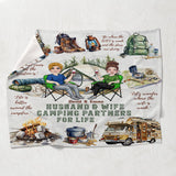 Camping Life - Personalized Camping Blanket