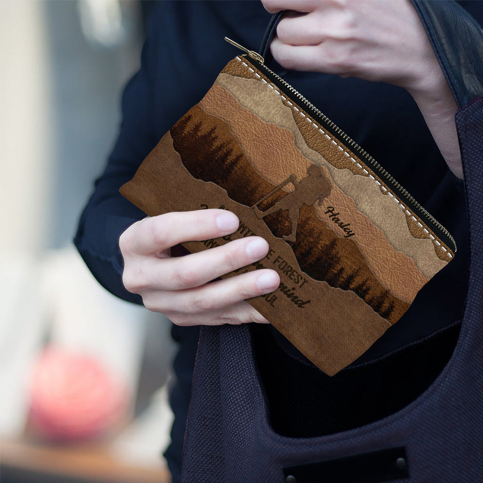And Into The Forest I Go - Personalized Hiking Pouch