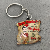 Dear Santa - Personalized Fishing One-sided Keychain