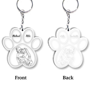 Fur Baby - Personalized Dog Keychain