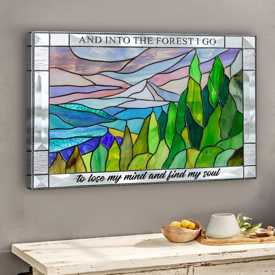 And Into The Forest I Go Hiking Canvas And Poster