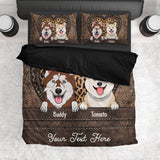 Dog Lovers - Personalized Dog Bedding Set