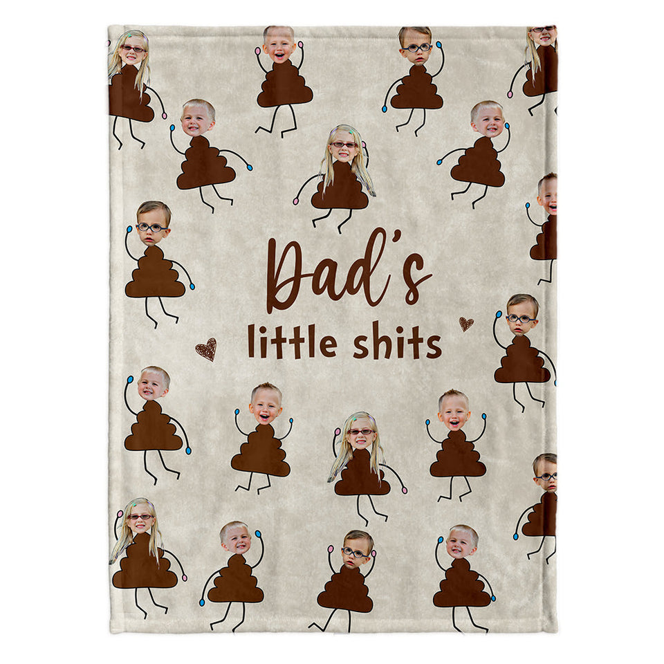Grandma's Little Cuties - Gift for grandma, mom, dad, grandpa - Personalized Blanket