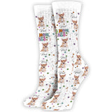 Dog Mom Vibes - Personalized Dog Socks