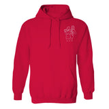 Custom Line Art - Personalized granddaughter Embroidered Hoodie
