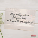 Merry Christmas - Personalized Family Greeting Card