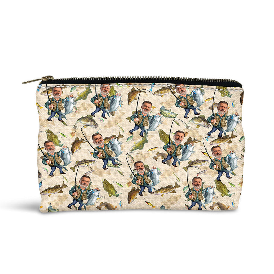 Photo Inserted Funny Fishing - Personalized Fishing Pouch