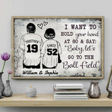 Baseball Together Since - Personalized Baseball Canvas And Poster