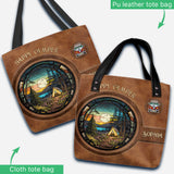 Happy Camper - Personalized Camping Tote Bag