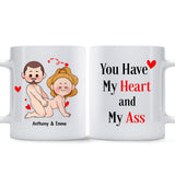 I Just Want You To Be Happy - Couple gift for husband, wife, boyfriend, girlfriend - Personalized Mug