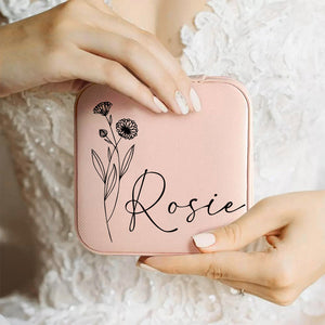 Birth Flower - Personalized Daughter Jewelry Box