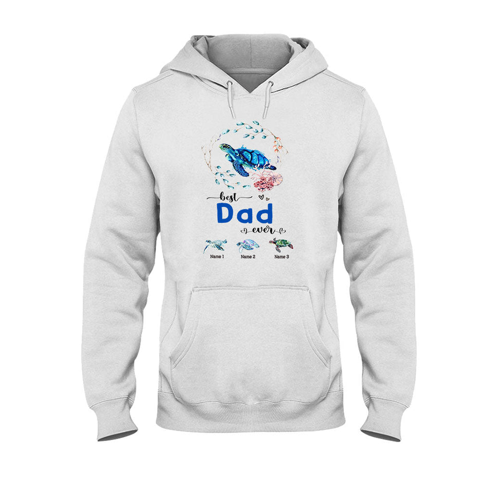 Best Nana Ever - Turtle gift for grandma, grandpa, mom, dad, uncle, aunt - Personalized T-shirt And Hoodie
