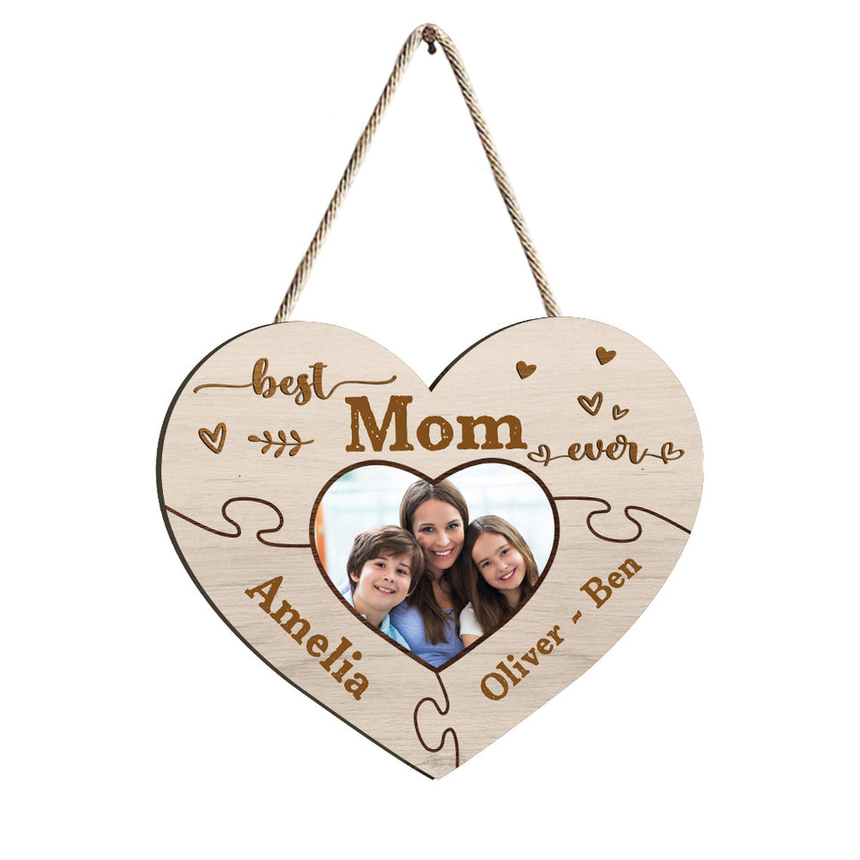 Best Nana Ever - Gift for grandma, grandpa, mom, dad, aunt, uncle, sister, brother - Personalized Wood Sign