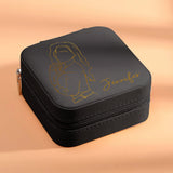 Custom Line Drawing - gift for grandma, mom, aunt, daughter, sister, granddaughter, wife, girlfriend - Personalized Jewelry Box