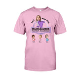 Don't Mess With Mamasaurus Jurasskicked - Personalized Mother T-shirt And Hoodie