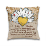You Are My Sunshine - Gift for grandma, mom, daughter, granddaughter, sister, wife - Personalized Throw Pillow