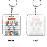 Partner In Crime - Gift for grandpa, grandma, mom, dad, uncle, aunt, brother, sister - Personalized Keychain