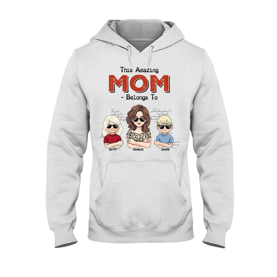 This Amazing Dad Belongs To - Gift for dad, dad, grandpa - Personalized T-shirt And Hoodie