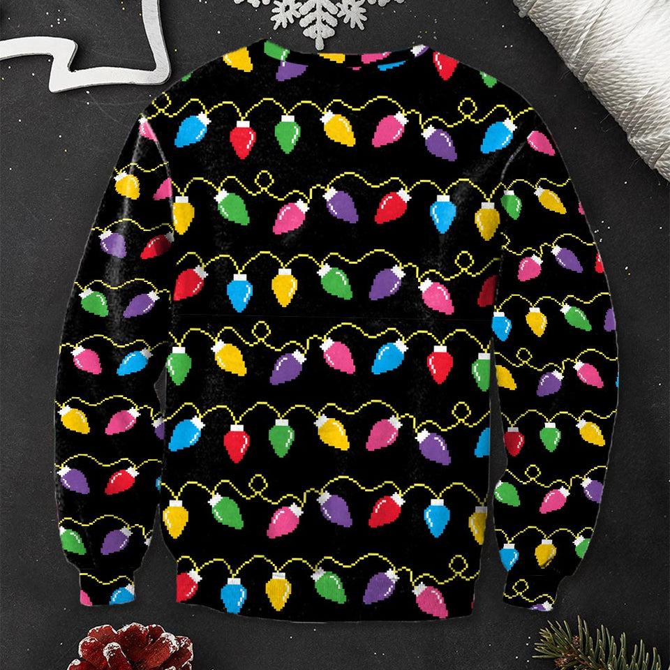 I Love You - Personalized Couple Ugly Sweater