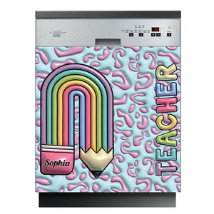 Teacher Life - Personalized Teacher Dishwasher Cover