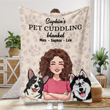 Pet Cuddling blanket - Cat gift for cat lover - Personalized Blanket
