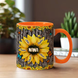 Nana's Garden - Personalized Grandma Accent Mug