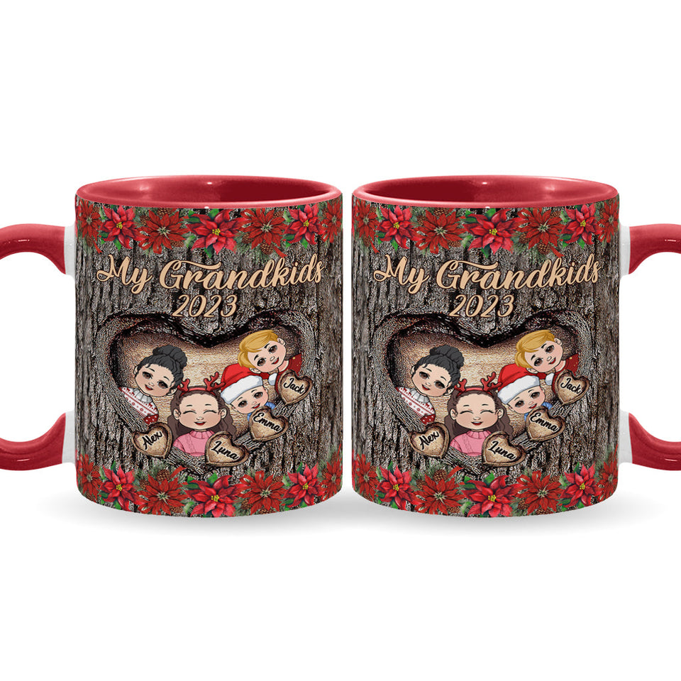 My Grandkids - Personalized Grandma Accent Mug
