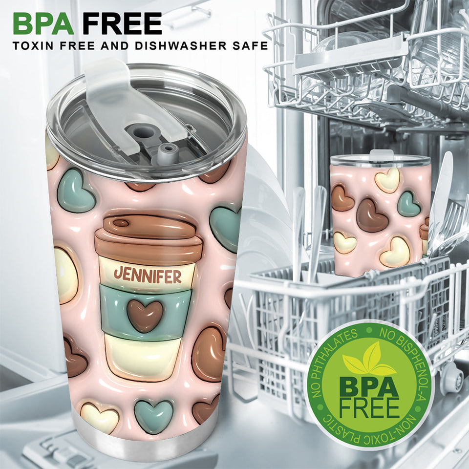 Caffeine Queen - Personalized Coffee Tumbler
