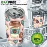 Caffeine Queen - Personalized Coffee Tumbler