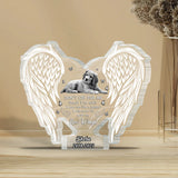 Don't Cry For Me - Personalized Dog Custom Shaped Acrylic Plaque