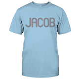 Custom Name - Personalized Step Dad Embroidered T-shirt