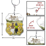 Bestie Forever - Bestie gift for sister - Personalized Keychain