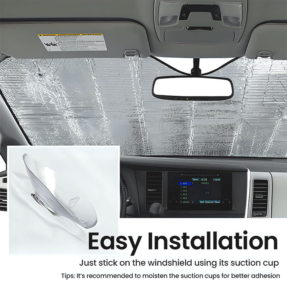 Get In Sit Down - Personalized Horse Car Sunshade