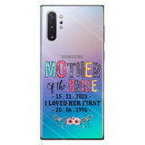 Mother Of The Bride - Personalized Mother Clear Phone Case