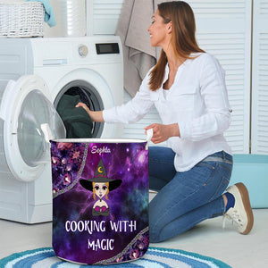 Cooking With Magic - Personalized Witch Storage Basket