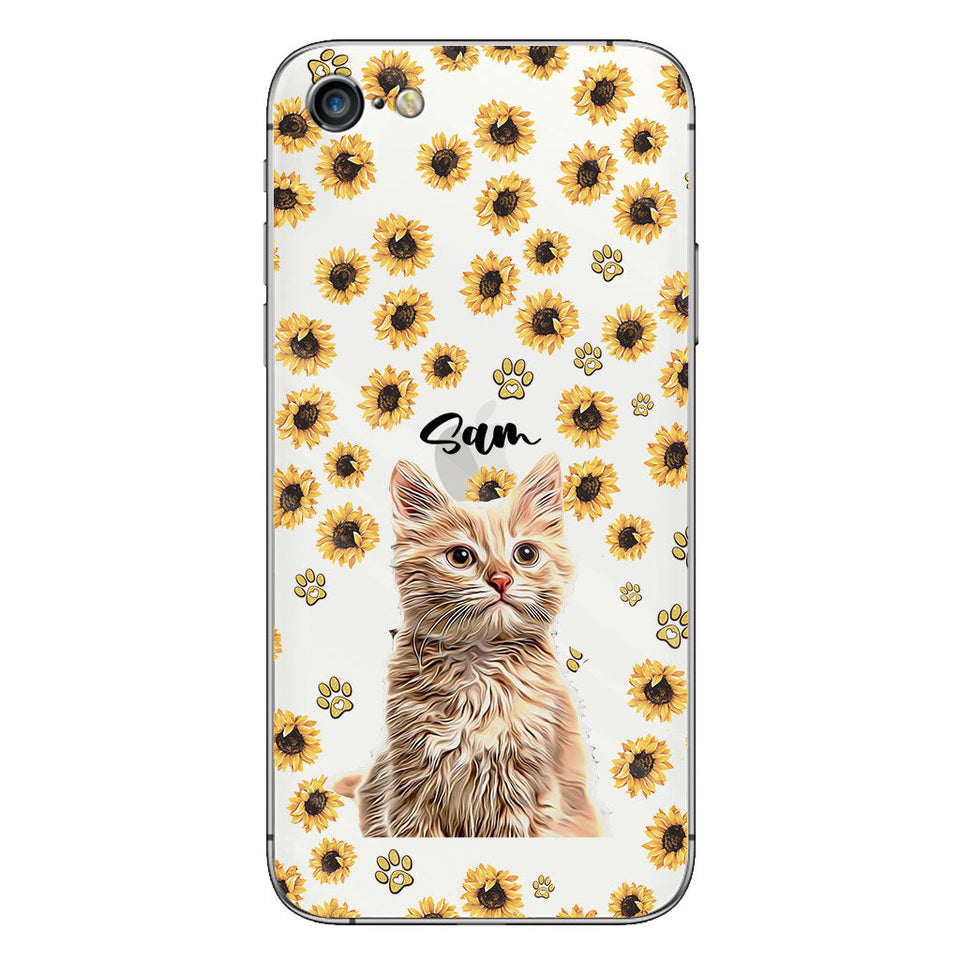 You Are My Sunshine - Personalized Dog Clear Phone Case