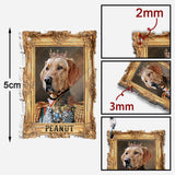 The King - Personalized Dog Keychain