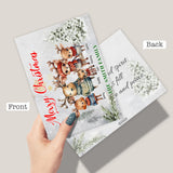 Merry Christmas - Personalized Family Greeting Card
