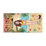 Salt In The Air Sand In My Hair - Personalized Sea Lover Beach Towel