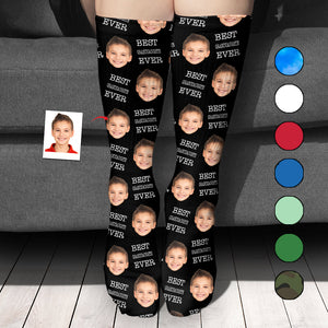 Custom Face - Personalized granddaughter Socks