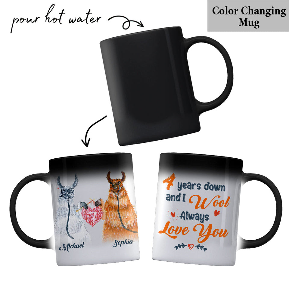 I Wool Always Love You - Personalized Husband And Wife Mug