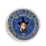 The Witch Is In - Personalized Witch Shaped Pillow