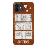 Four Seasons Reading Tracker - Personalized Book Phone Case