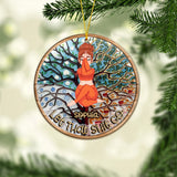Let That Shit Go - Personalized Yoga Ornament